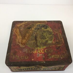World’s Navy Tobacco Tin Empty